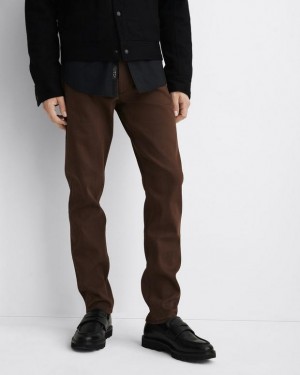 Men's Rag & Bone Fit 2 Slim Fit Authentic Stretch Jeans Brown | 039IYWZOH