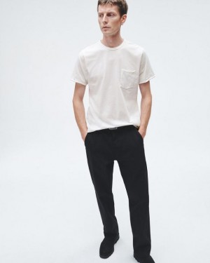 Men's Rag & Bone Miles Principal Jersey Tee Cotton T-Shirt Pfd | 832LZIXFY