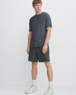 Men's Rag & Bone Pursuit Active Relaxed Fit Shorts Grey | 510RMXUHQ