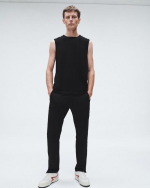 Men's Rag & Bone Pursuit Zander Technical Track Relaxed Fit Pants Black | 015TWLRAS