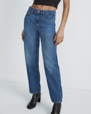 Women's Rag & Bone Baggy Dre Low-Rise Rigid Jeans Blake | 079QRWCNY