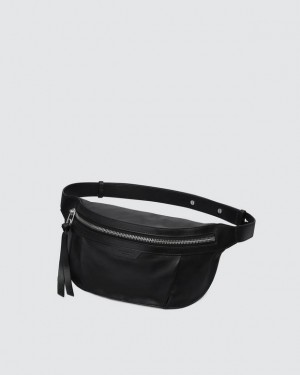 Women's Rag & Bone Commuter Fanny Pack Small Fanny Pack Handbags Black | 164HMEYZX