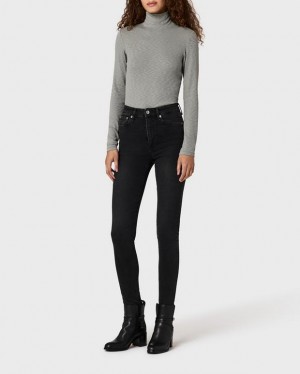 Women's Rag & Bone Nina Skinny High-Rise Stretch Jeans Highland | 980STHMNC