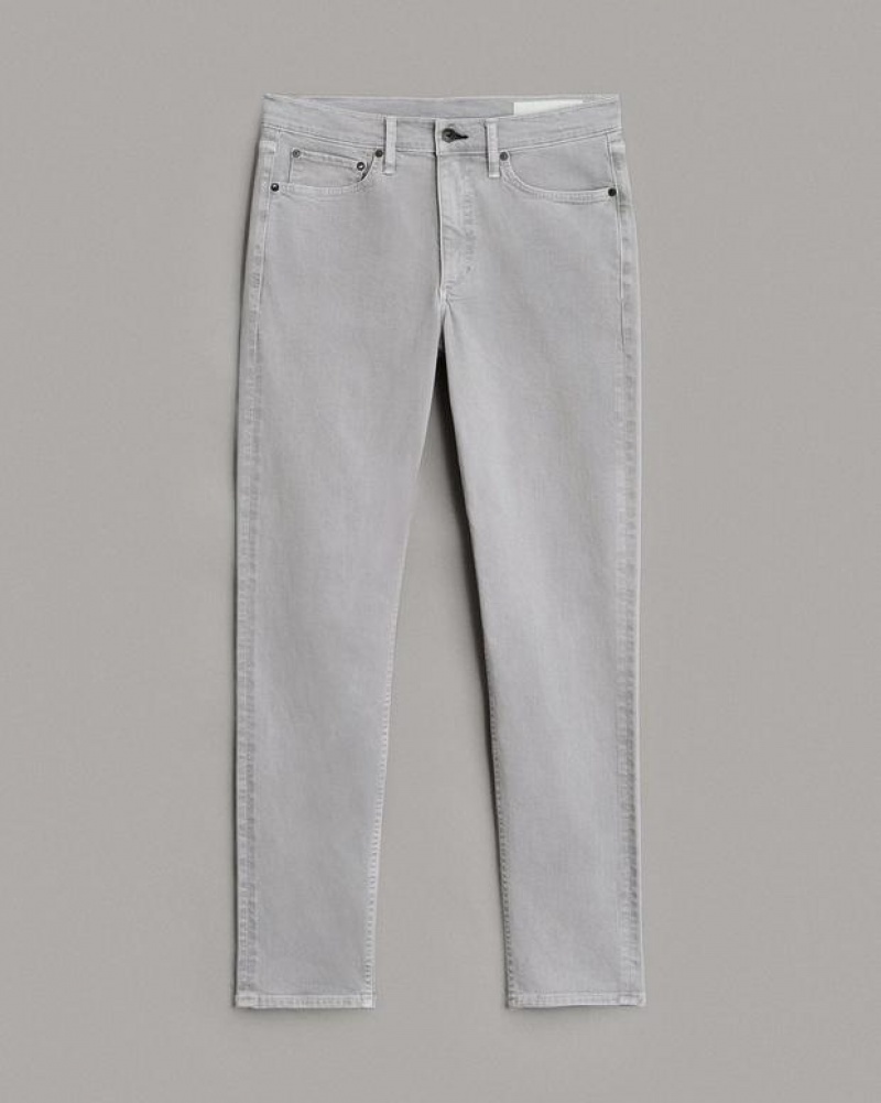 Men's Rag & Bone Fit 2 Slim Fit Grey Aero Stretch Jeans High Rise | 405UYNDKM