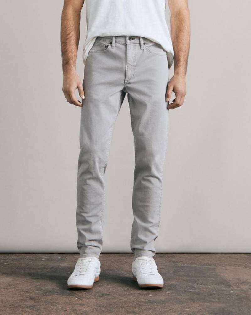 Men's Rag & Bone Fit 2 Slim Fit Grey Aero Stretch Jeans High Rise | 405UYNDKM