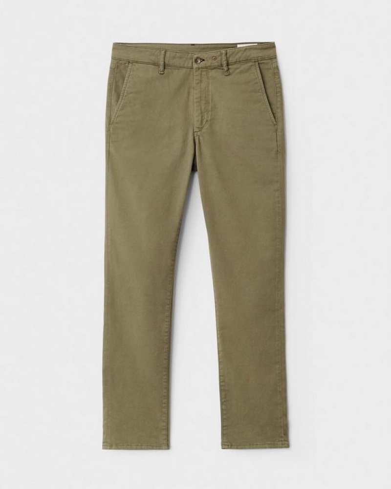 Men's Rag & Bone Fit 2 Stretch Twill Chino Slim Fit Pants Pale Army | 350AIRZGY