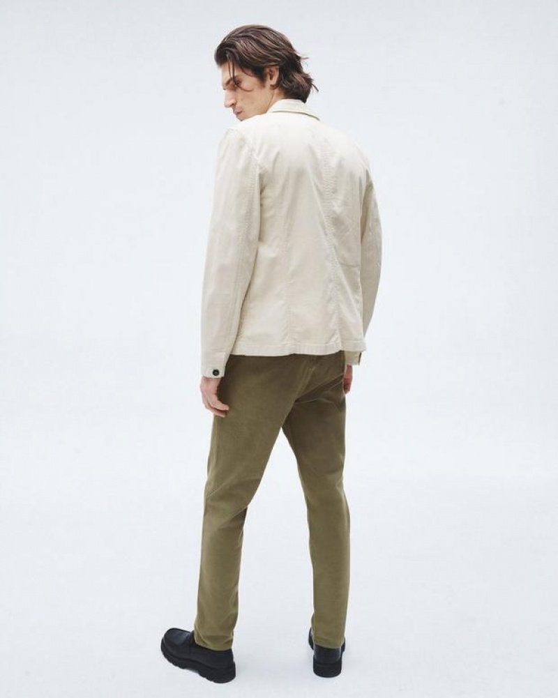 Men's Rag & Bone Fit 2 Stretch Twill Chino Slim Fit Pants Pale Army | 350AIRZGY