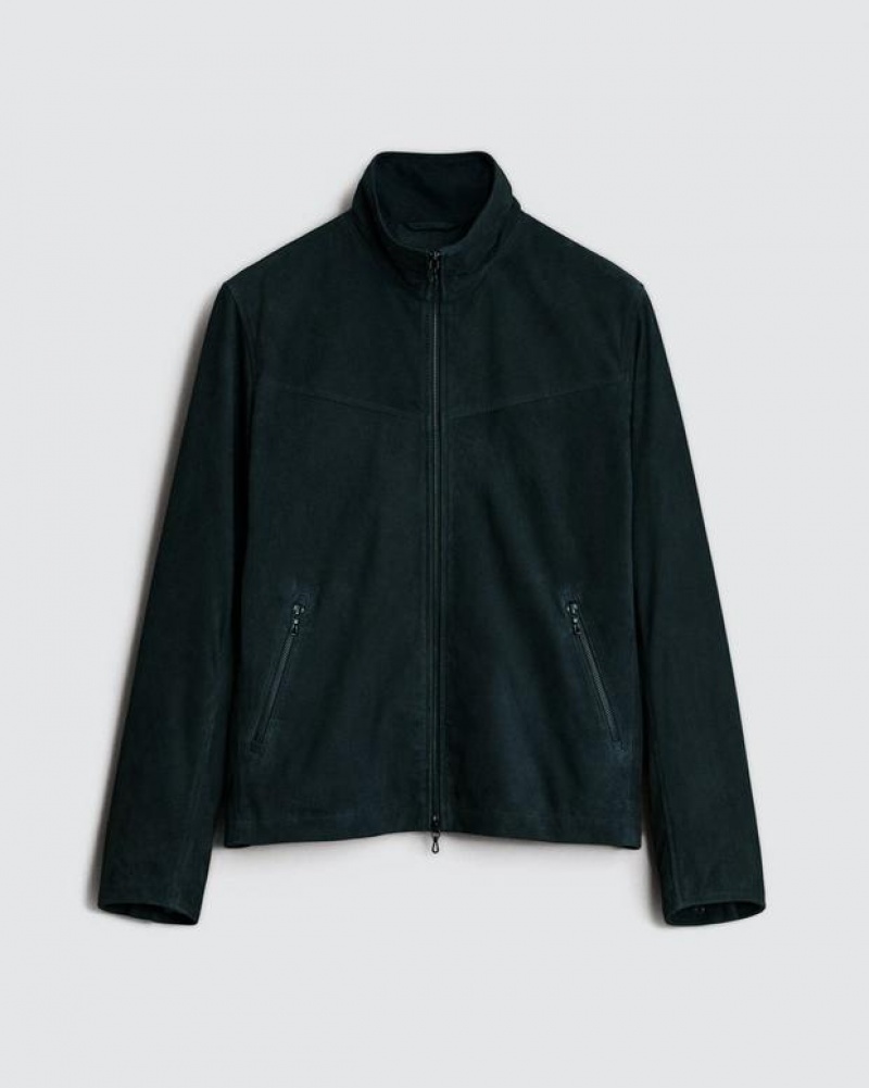 Men's Rag & Bone Grant Suede Classic Fit Jackets Salute | 490KMGJPY