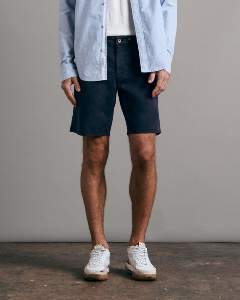 Men's Rag & Bone Perry Cotton Stretch Twill Slim Fit Shorts Salute | 594OZVJFT