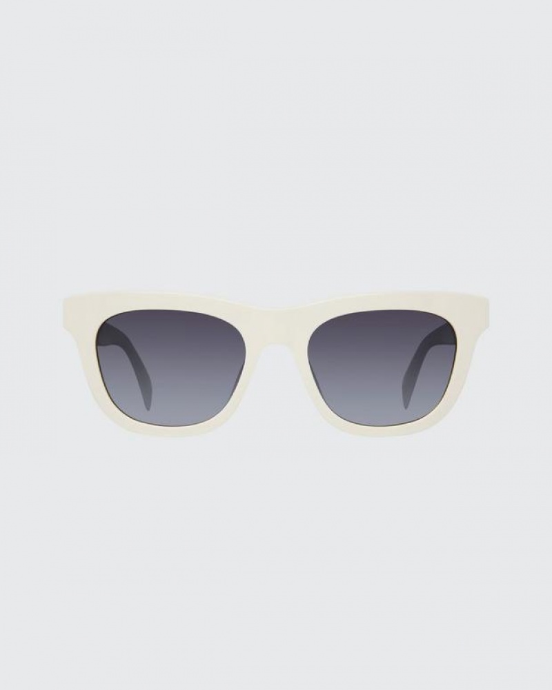 Men's Rag & Bone Perry Square Sunglasses White | 721GFDXVM