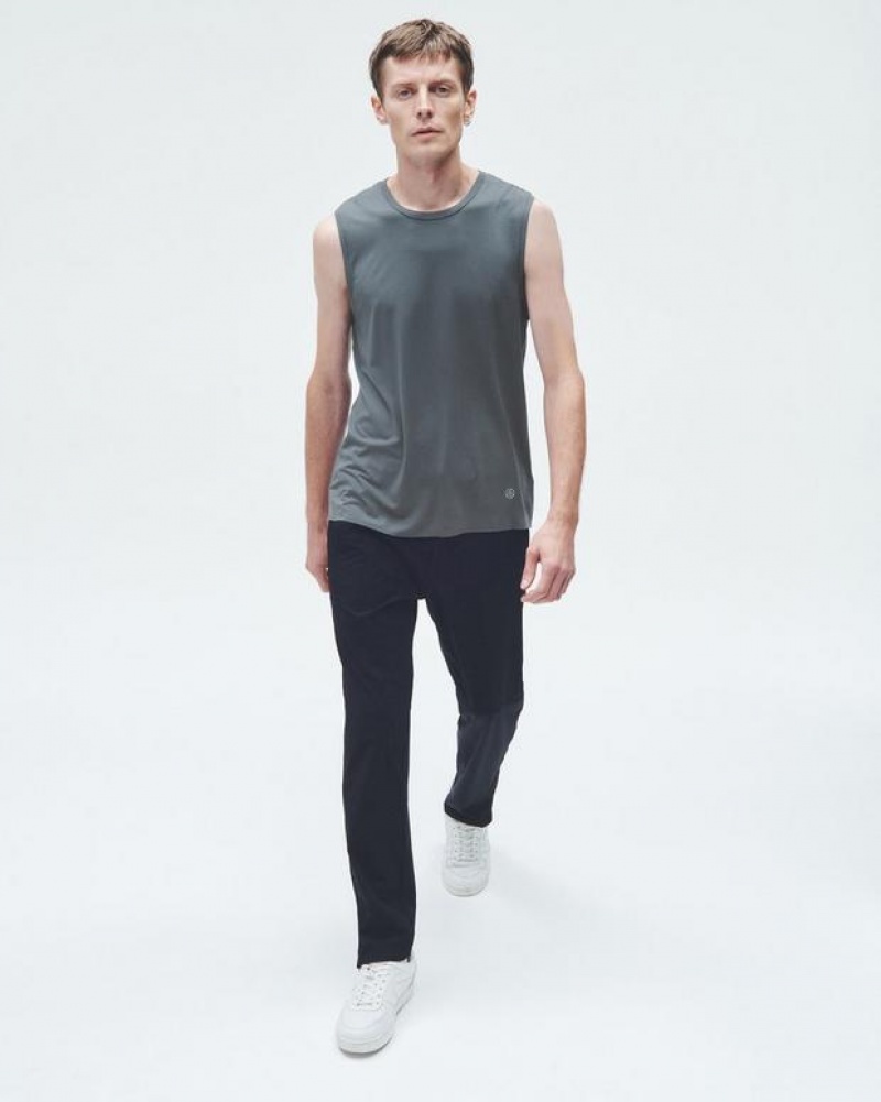 Men's Rag & Bone Pursuit Hayden Tank Tech Jersey T-Shirt Grey | 612NGHMYD