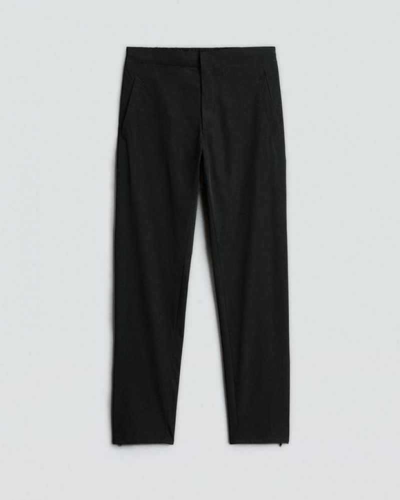 Men's Rag & Bone Pursuit Zander Technical Track Relaxed Fit Pants Black | 015TWLRAS