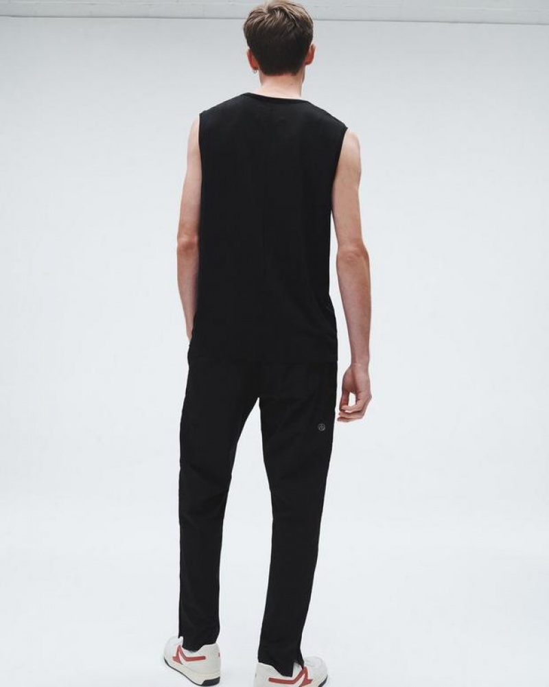 Men's Rag & Bone Pursuit Zander Technical Track Relaxed Fit Pants Black | 015TWLRAS