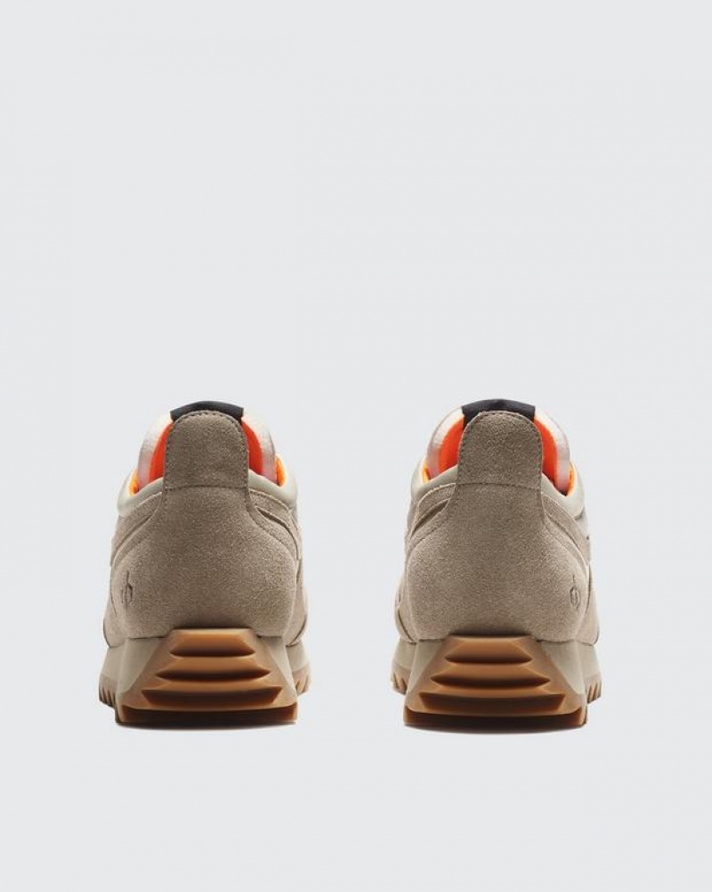 Men's Rag & Bone Retro Runner Bomber - Suede Low Shoes Grey | 396ODJCUL