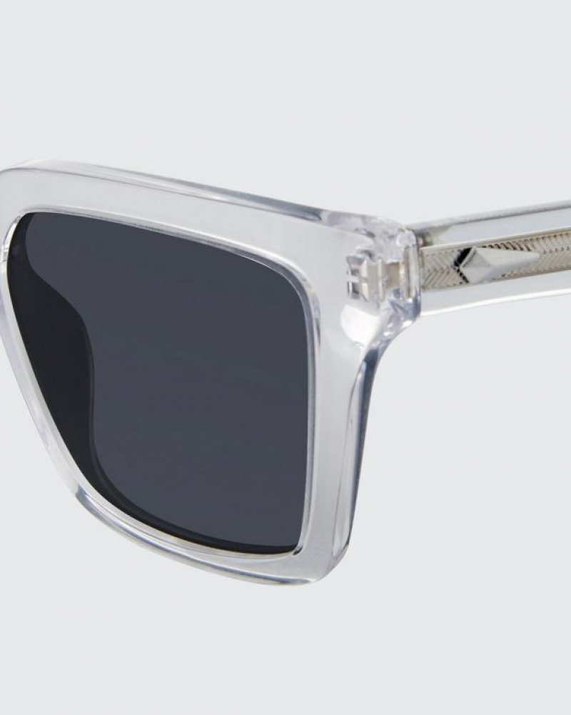 Men's Rag & Bone Zander Square Sunglasses Crystal | 624COYFGA