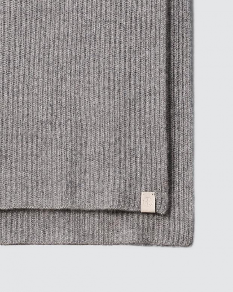 Women's Rag & Bone Ace Cashmere Midweight Scarf Grey | 365WSKFDI