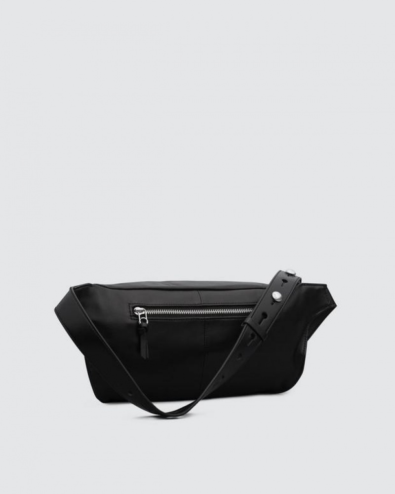 Women's Rag & Bone Commuter Fanny Pack Small Fanny Pack Handbags Black | 164HMEYZX