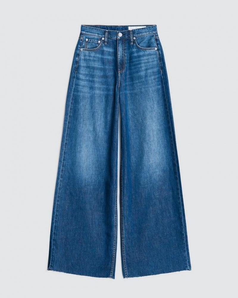 Women's Rag & Bone Featherweight Sofie Wide-Leg High-Rise Featherweight Jeans Otto | 507GMFTUR