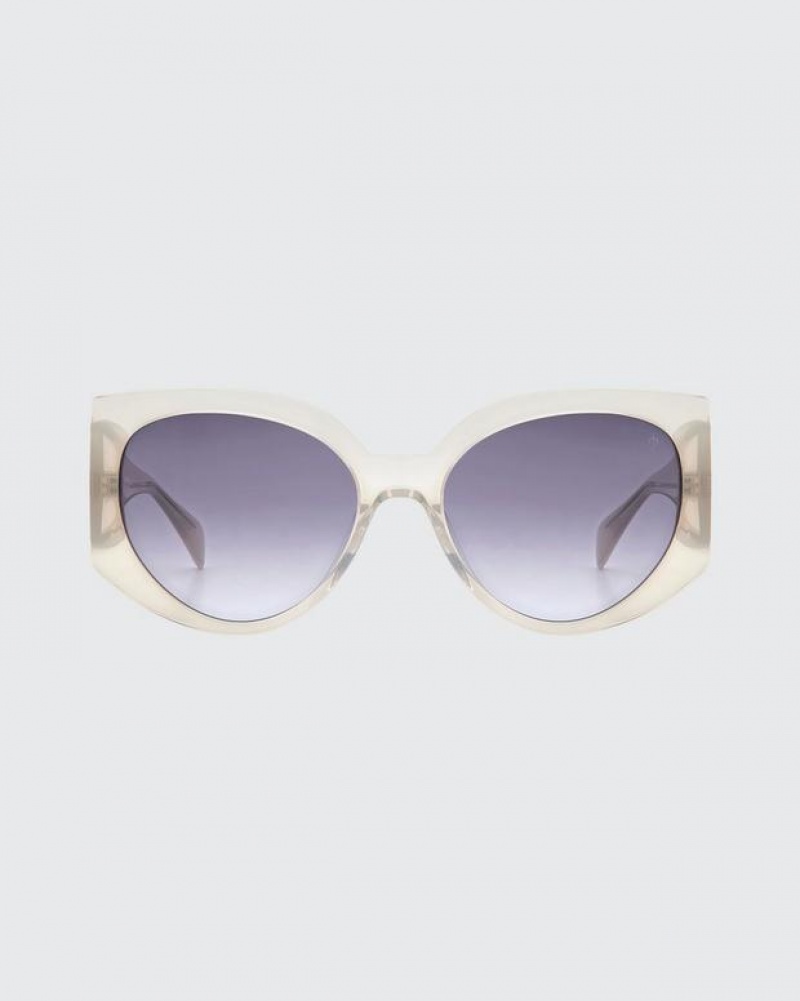 Women's Rag & Bone Lorne Cat Eye Sunglasses Grey | 473VATUYB