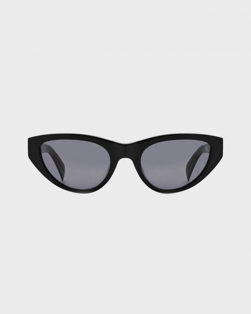 Women's Rag & Bone Ola Butterfly Sunglasses Black | 034AXQCUZ