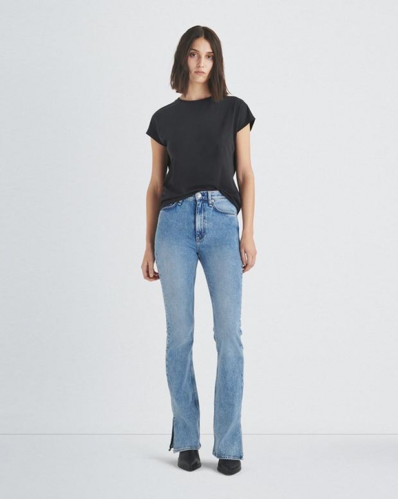 Women's Rag & Bone Peytoncut High-Rise Vintage Stretch Jeans Summers | 251YCPTUH