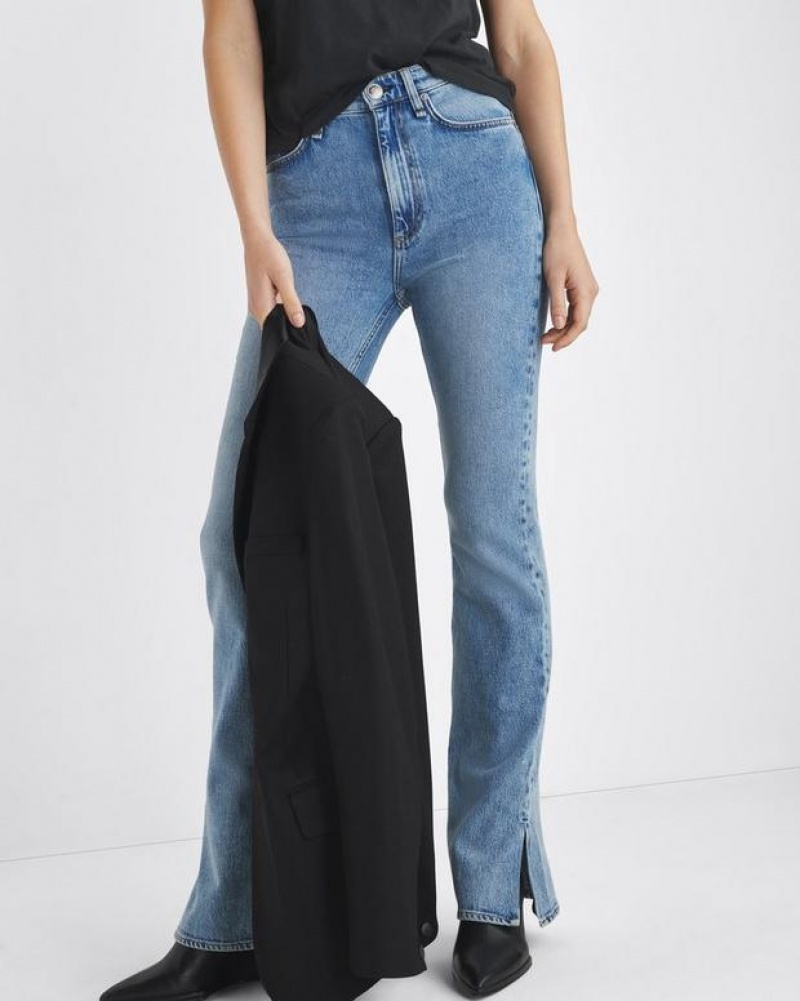 Women's Rag & Bone Peytoncut High-Rise Vintage Stretch Jeans Summers | 251YCPTUH