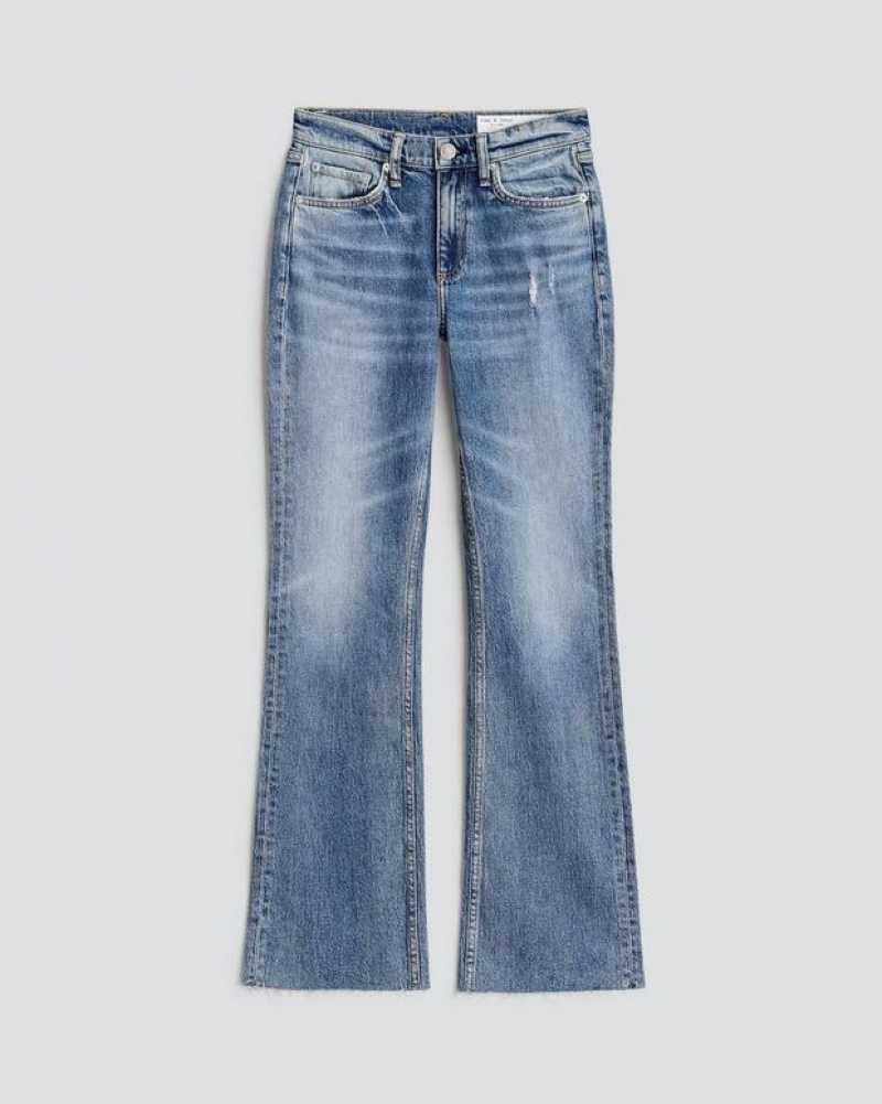 Women's Rag & Bone Peytoncut Mid-Rise Vintage Stretch Jeans Monterosso | 574IJXNSG