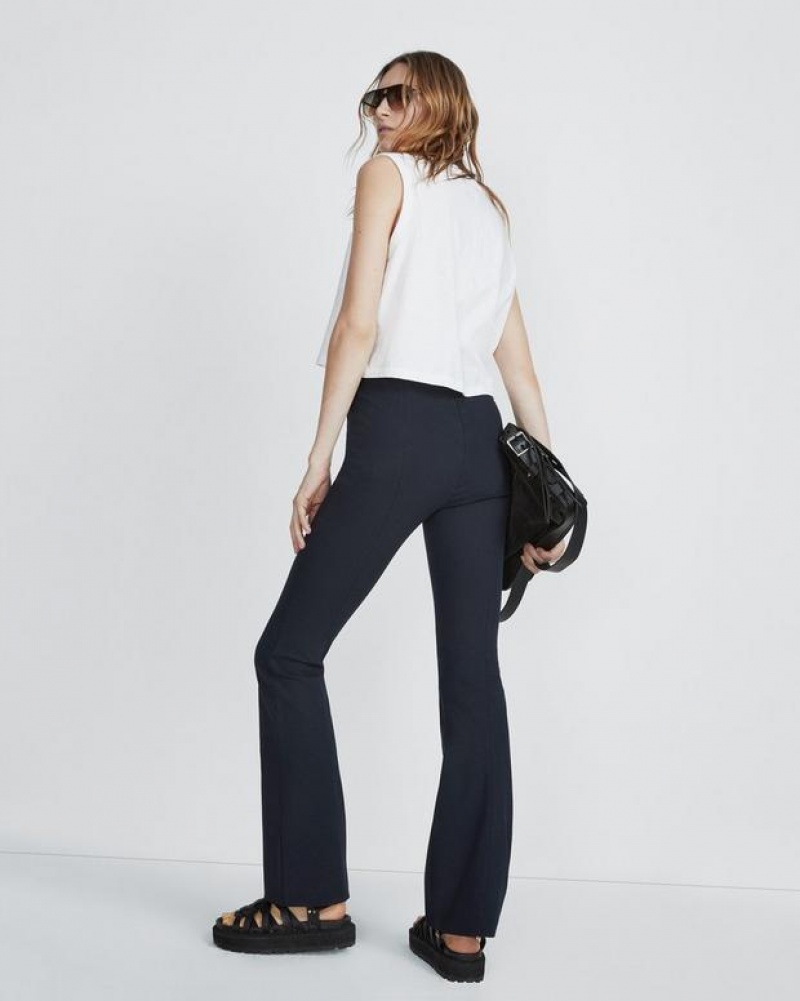 Women's Rag & Bone Simone Cotton Flare Slim Fit Pants Salute | 790WDHFPX