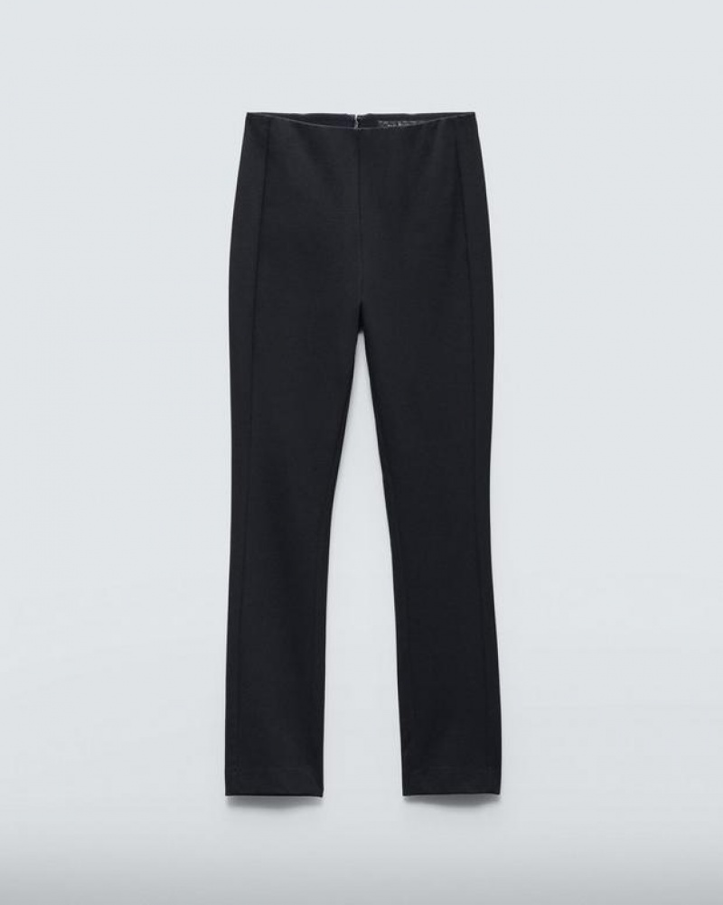 Women's Rag & Bone Simone Slim Fit Pants Black | 304OYKIDQ