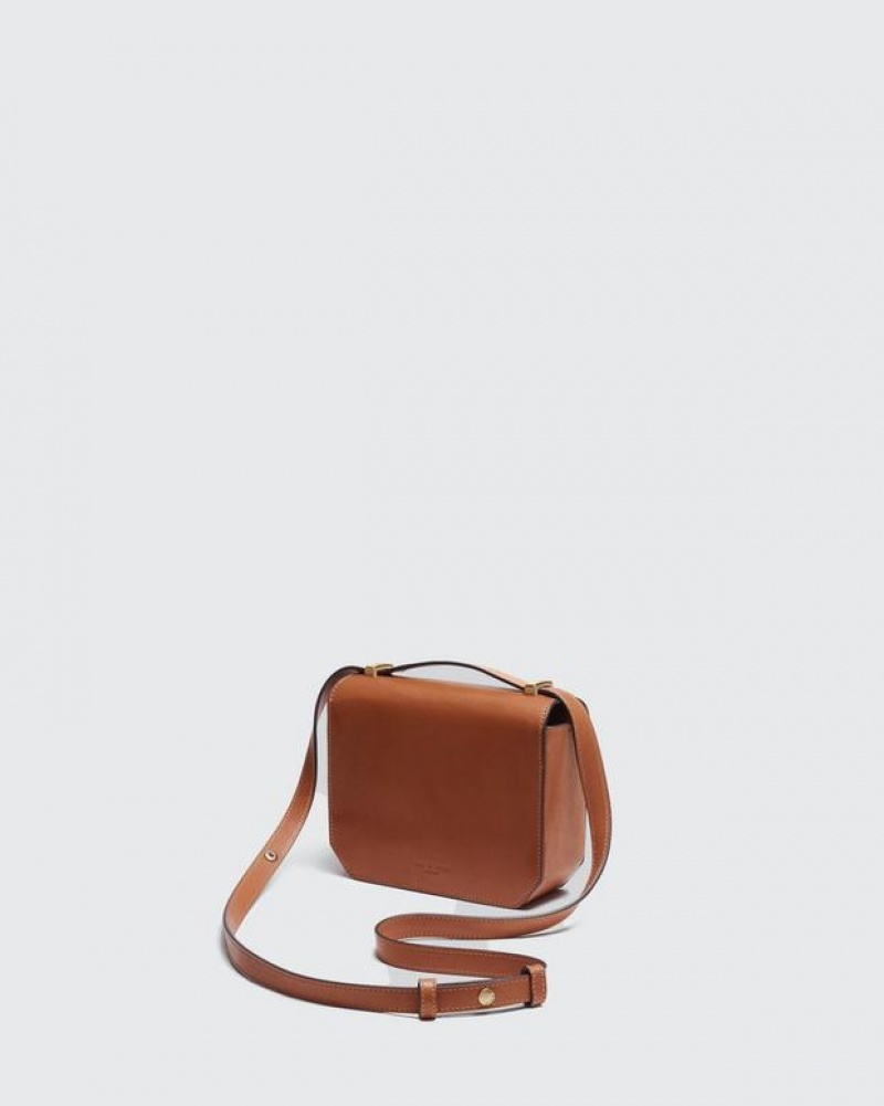 Women's Rag & Bone Small Max Small Crossbody Bag Brown | 624XCOGUF