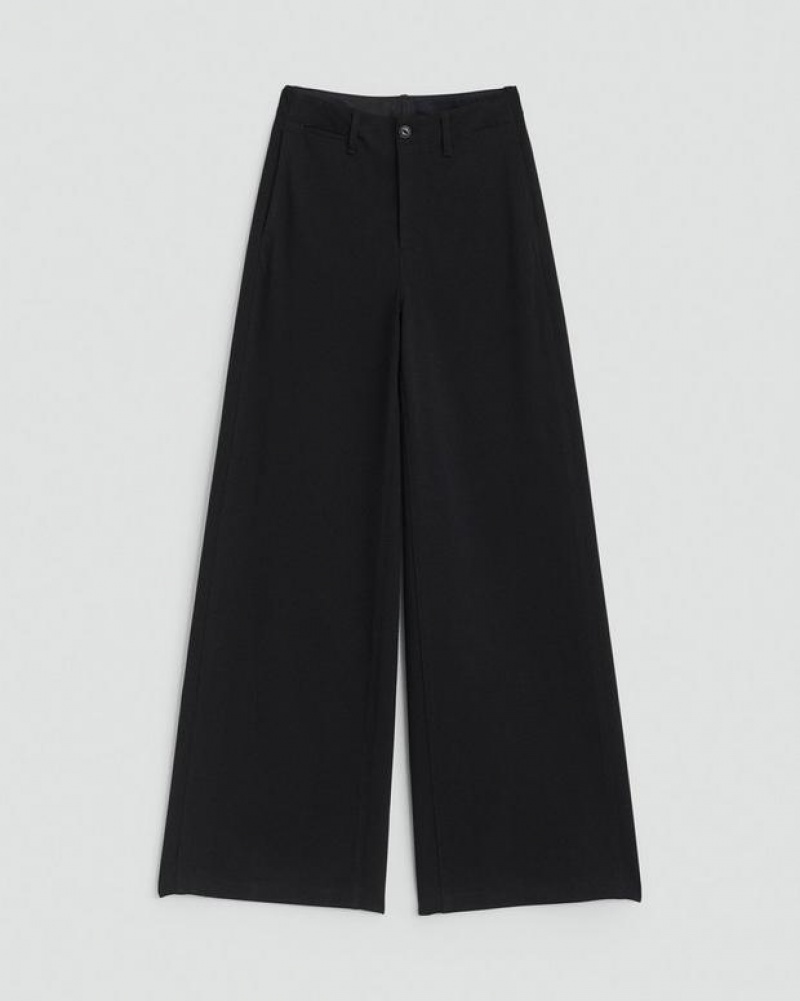 Women's Rag & Bone Sofie Ponte Classic Fit Pants Black | 179SYVCKL