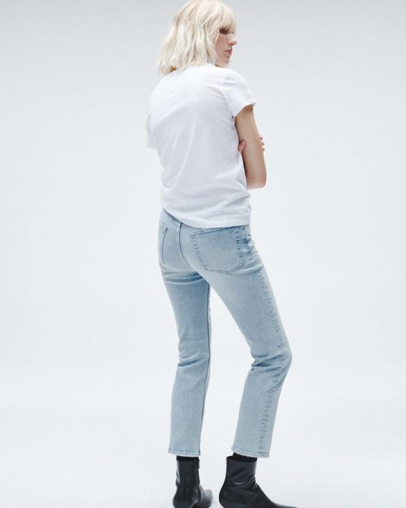 Women's Rag & Bone Wren Ankle Slim High-Rise High Stretch Jeans Emma | 948FAKMTD